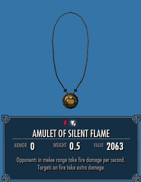 Amulet of Silent Flame | Legacy of the Dragonborn | Fandom