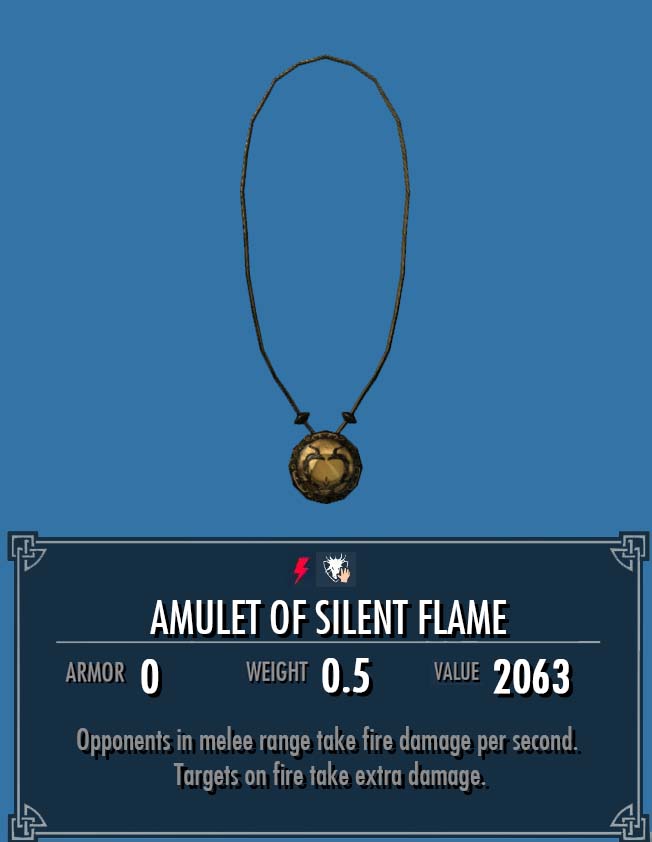 Amulet of Silent Flame | Legacy of the Dragonborn | Fandom