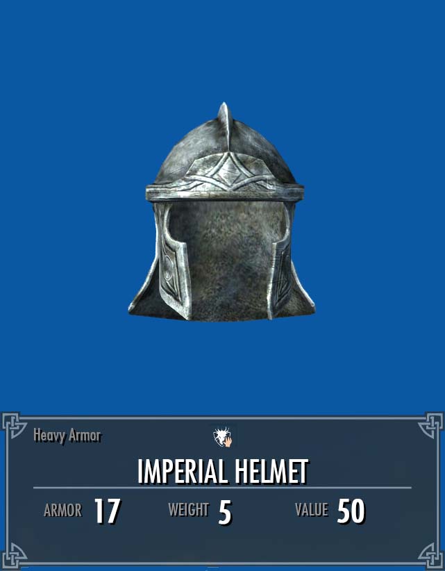 skyrim imperial full helmet