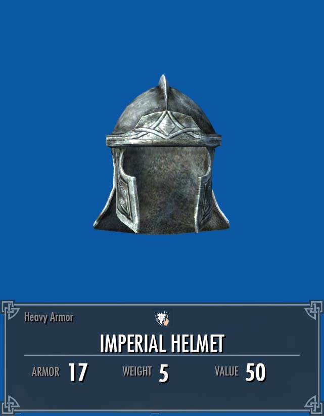 Imperial Helmet Open Faced Legacy of the Dragonborn Fandom