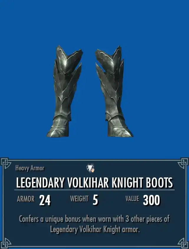Knight armor boots store