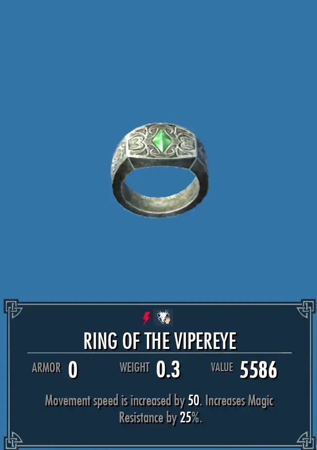 Ring of the Vipereye (Oblivion Artifact Pack) | Legacy of