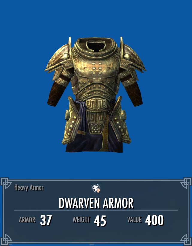 skyrim heroic dwarven armor