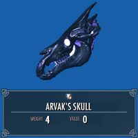 Arvak S Skull Legacy Of The Dragonborn Fandom I searched here, on internet maps, on videos, but mostly the focus is on the and when arvak's owner is indicated, it points to a location just before the wall that you go through coming from the start portal, but no soul to be found. skull legacy of the dragonborn fandom