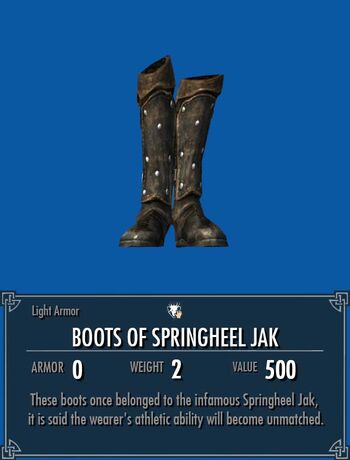 Boots of springheel jak