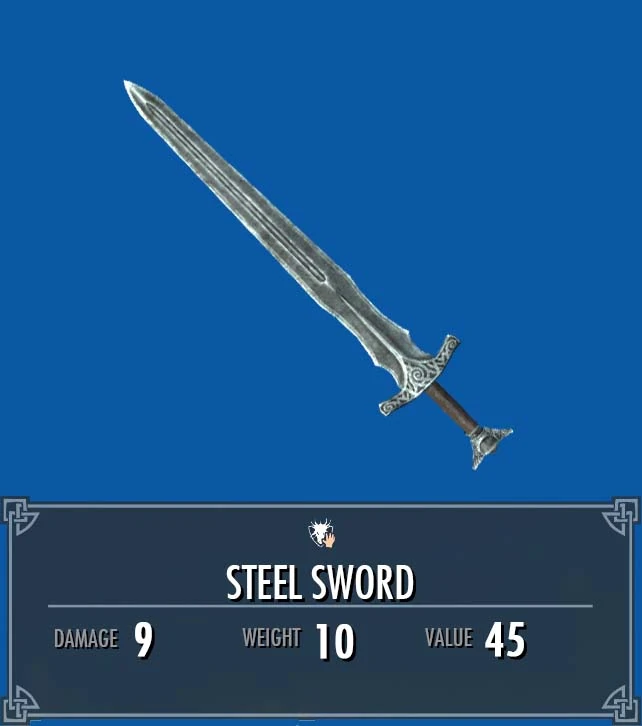 steel sword skyrim