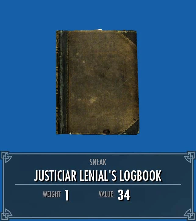 Justiciar Lenial's Logbook Legacy of the Dragonborn Fandom