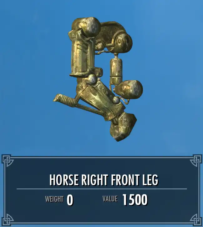 Dwarven Horse Front Right Leg, Legacy of the Dragonborn
