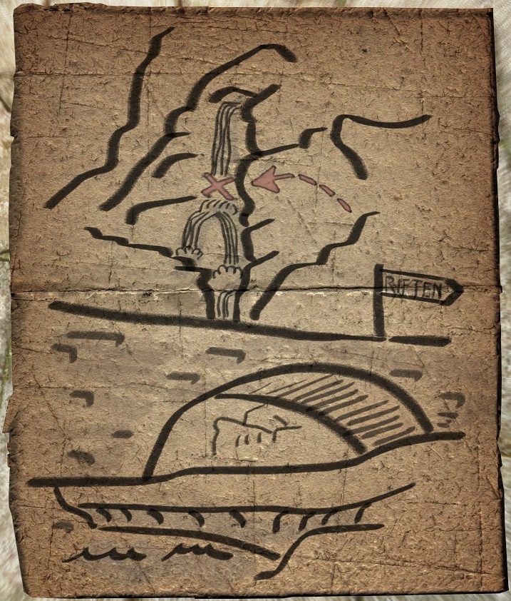 Skyrim Treasure Map Ix Treasure Map Ix | Legacy Of The Dragonborn | Fandom