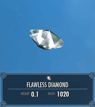 Flawless diamond top