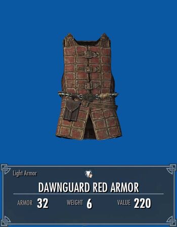 Dawnguard Red Armor