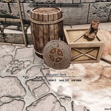 Dawnguard Shield Legacy Of The Dragonborn Fandom The item id for dawnguard shield in skyrim (steam, pc & mac), along with the console commands required to spawn it. dawnguard shield legacy of the
