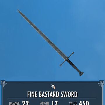 Fine Bastard Sword Legacy Of The Dragonborn Fandom Fine Bastard Sword Legacy Of The Dragonborn Fandom