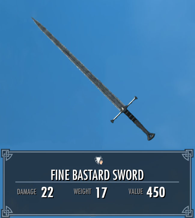 Fine Bastard Sword Legacy Of The Dragonborn Fandom Fine Bastard Sword Legacy Of The Dragonborn Fandom