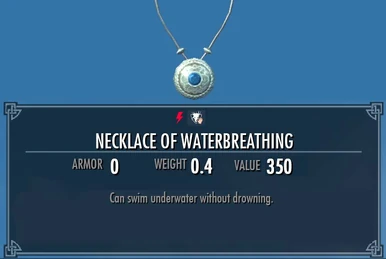 Necklace of Waterbreathing - Skyrim Wiki