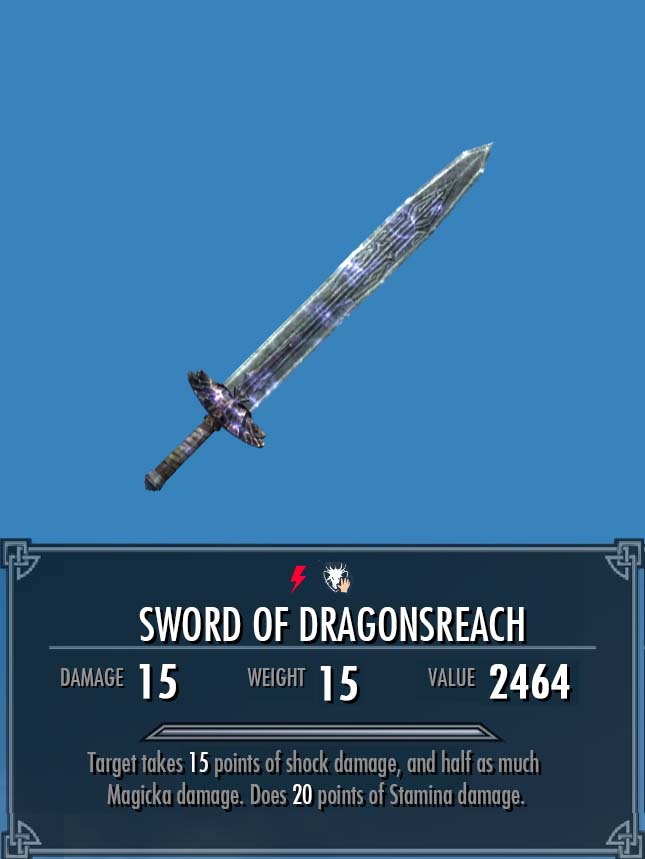 skyrim dragonborn sword mod