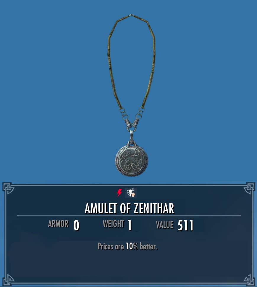 Amulet of Zenithar | Legacy of the Dragonborn | Fandom