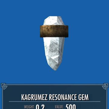 Kagrumez Resonance Gem Legacy Of The Dragonborn Fandom I've shown 3 i found in this video, and haven't found any others. kagrumez resonance gem legacy of the