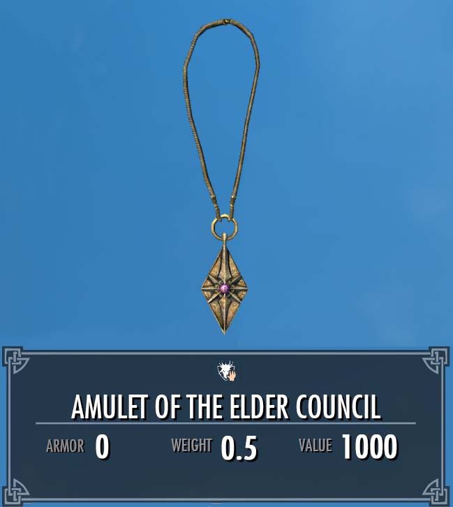 Amulet of the Elder Council | Legacy of the Dragonborn | Fandom