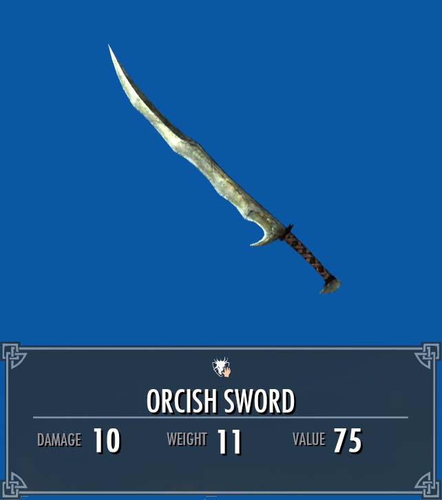 skyrim orcish greatsword