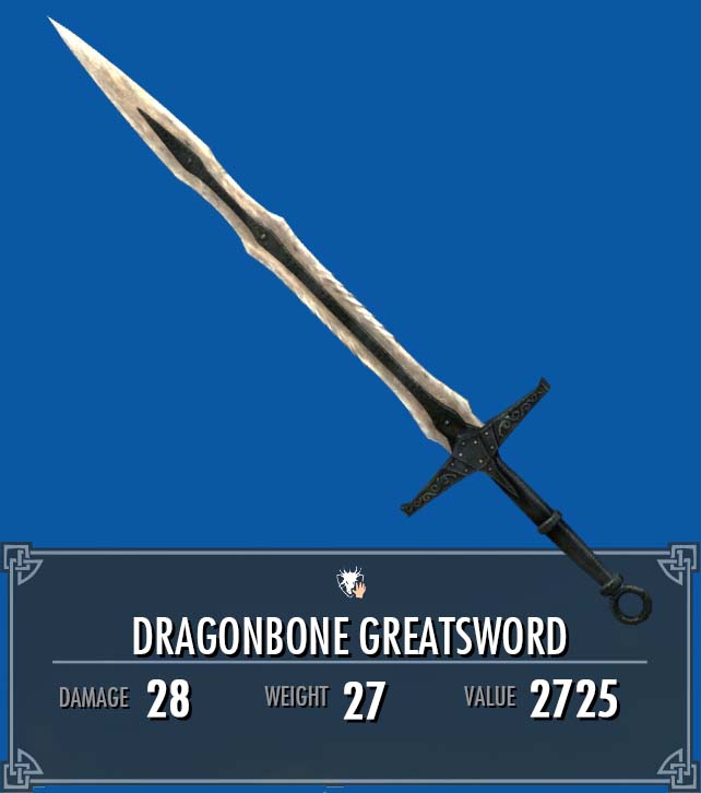 Dragonbone Greatsword Legacy Of The Dragonborn Fandom
