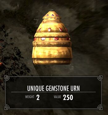 Unique gemstone urn