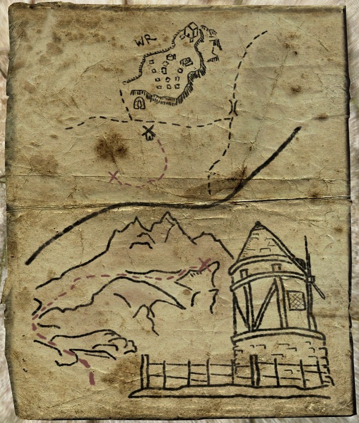 Skyrim Treasure Map Iv Treasure Map Iv | Legacy Of The Dragonborn | Fandom