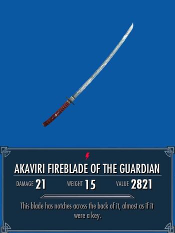 Akaviri Fireblade of the Guardian