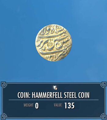 Hammerfell Steel Coin