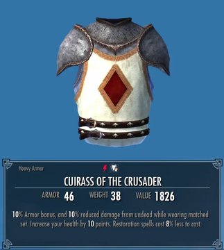 Cuirass of the Crusader | Legacy of the Dragonborn | Fandom
