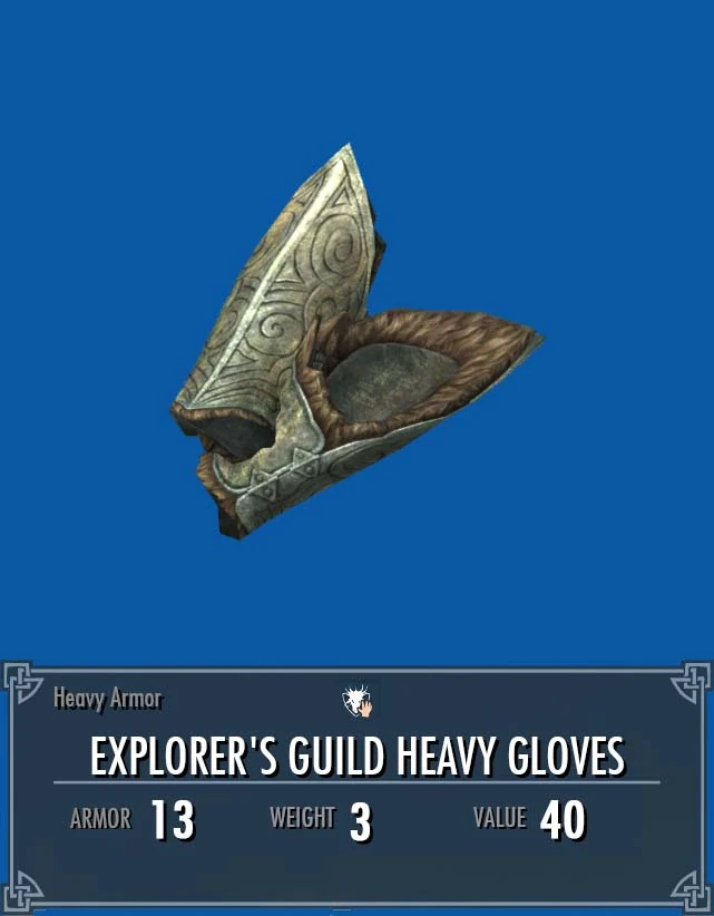 リラクゼーショングッズ ELDERBORN Explorer's Guild Gloves | Legacy of the Dragonborn | Fandom