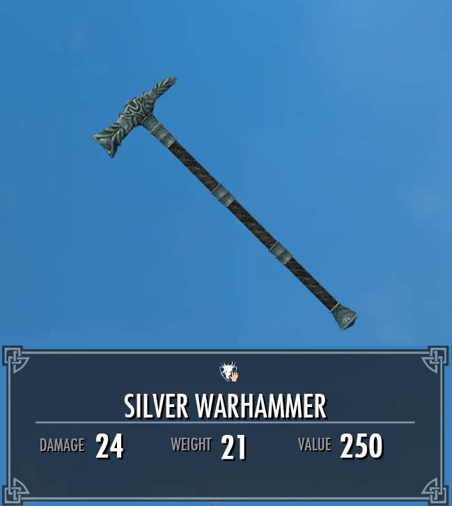 skyrim warhammer weapon mod