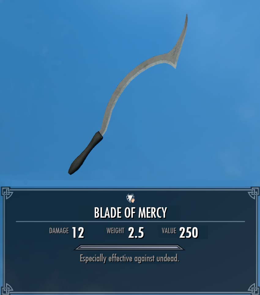 Blade of Mercy | Legacy of the Dragonborn | Fandom