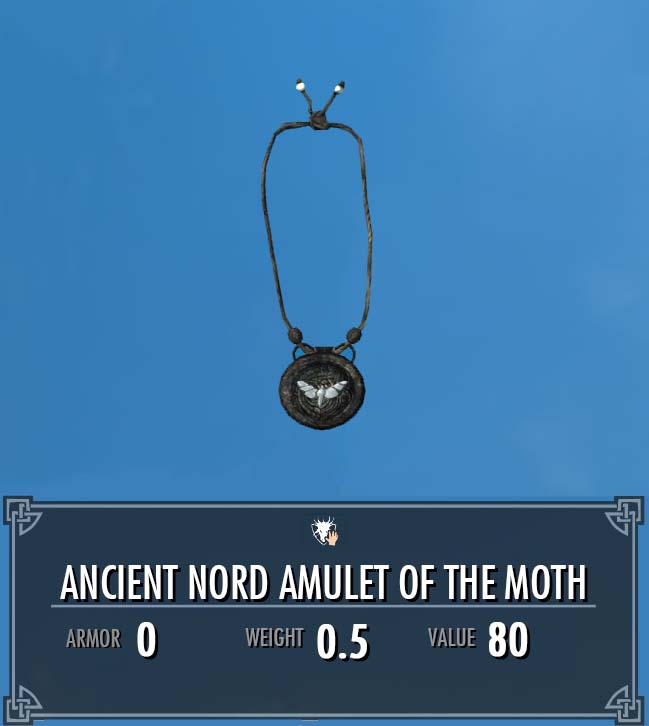 Lunaculture Shield Amulet (Moth) — Trollbinde