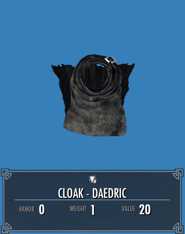 cloaks of skyrim item codes