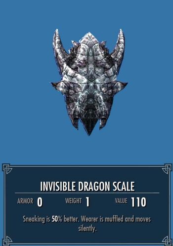 Invisible Dragon Scale