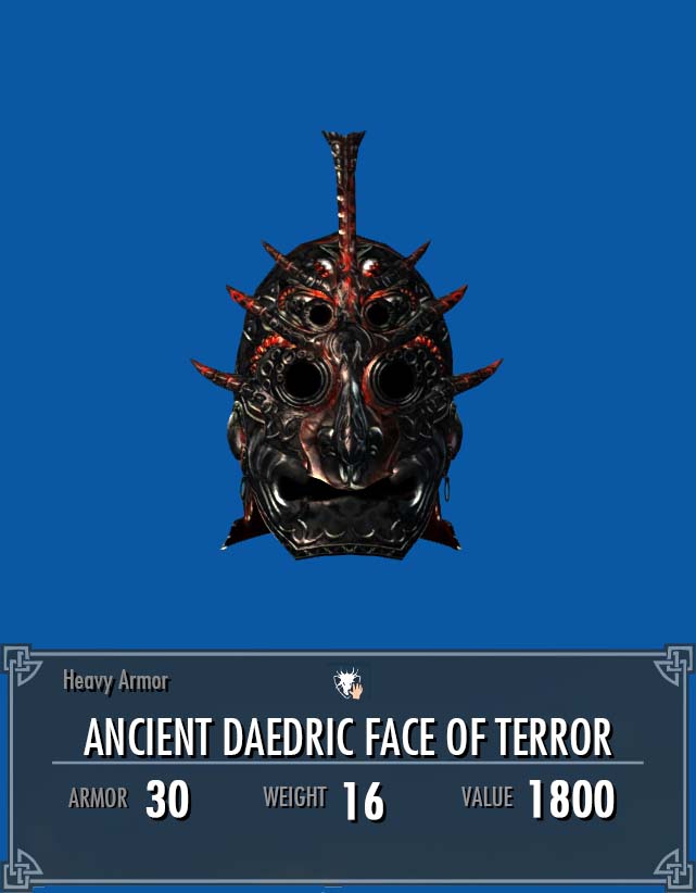 daedric face of terror