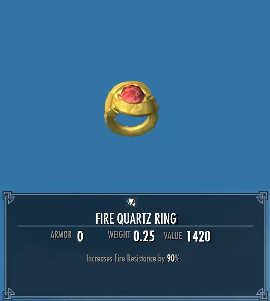 Fire Quartz Ring | Legacy of the Dragonborn | Fandom