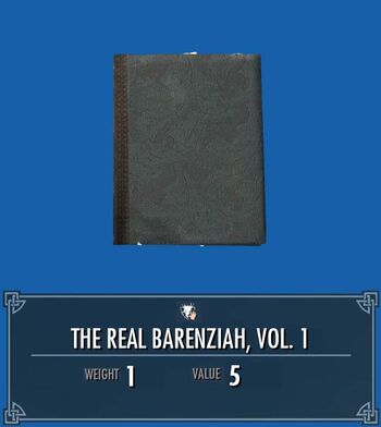 The real barenziah 1 front