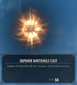 Empower Winterhold Staff