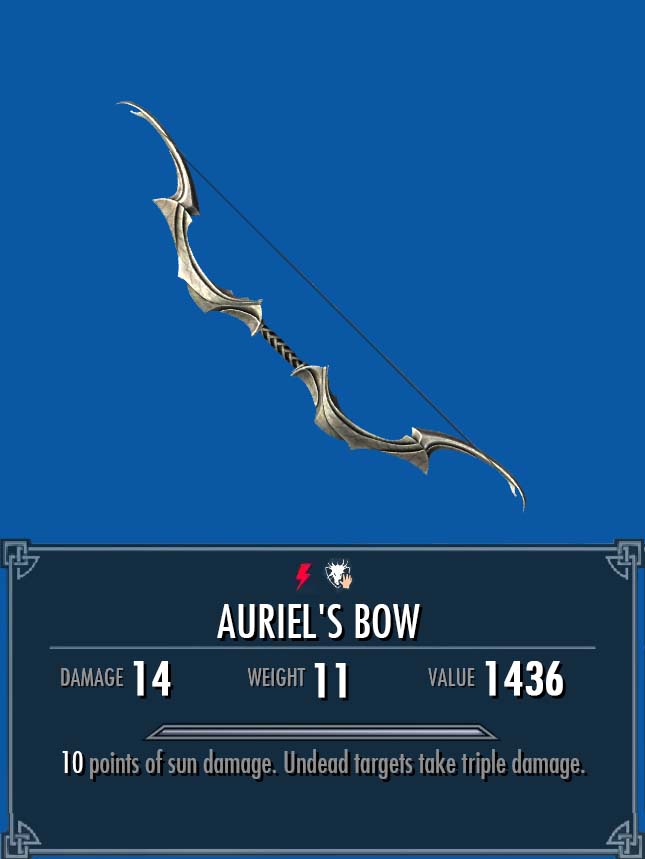 Auriel S Bow Legacy Of The Dragonborn Fandom