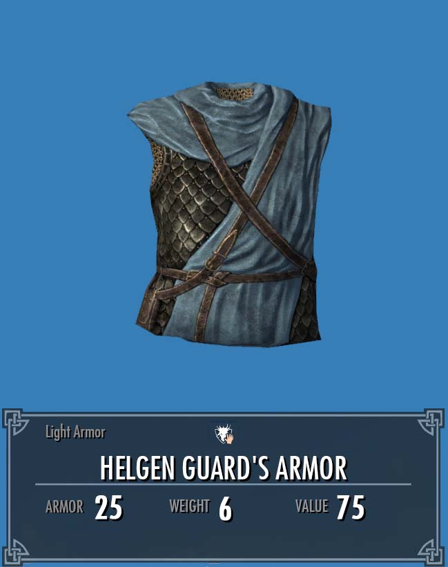 skyrim se guard armor mod