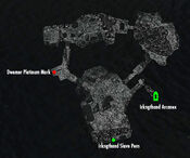 Irkngthand Grand Cavern local map