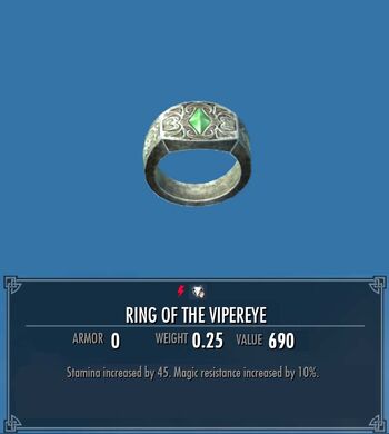 Ring of vipereye