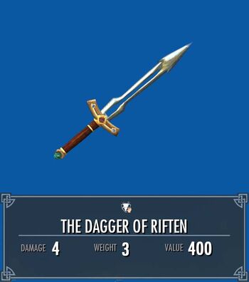 The Dagger of Riften