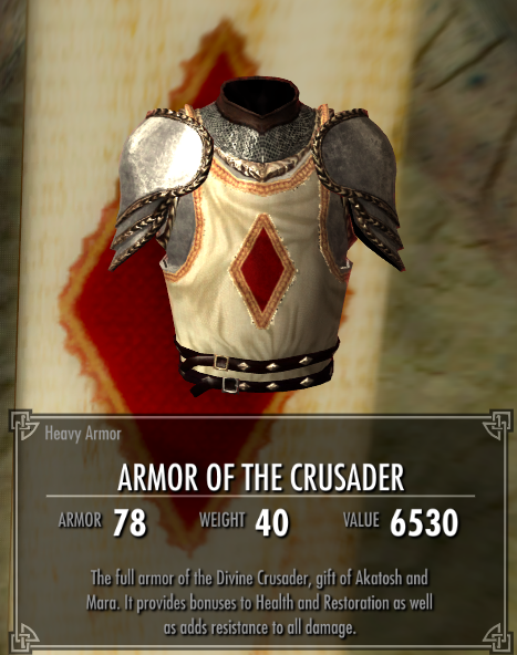 oblivion armor of the crusader