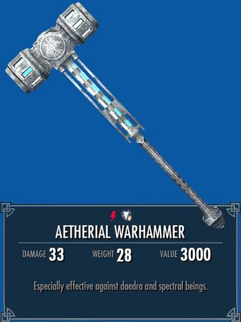 Aetherial Steel Warhammer