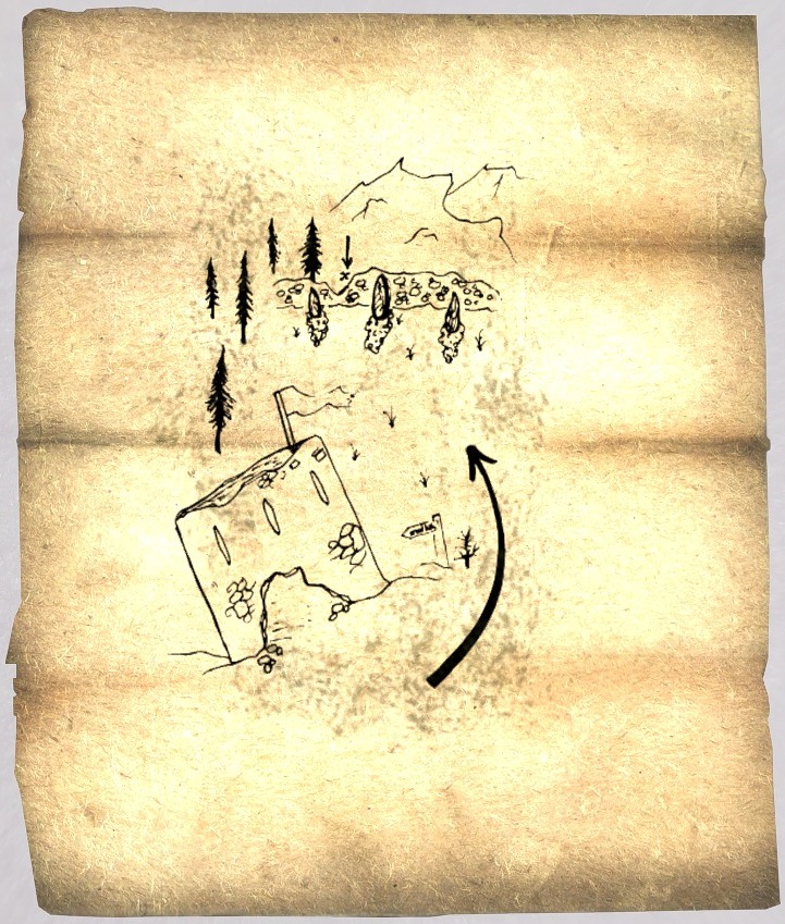 Treasure Map 6 Skyrim Treasure Hunt Map Vi | Legacy Of The Dragonborn | Fandom