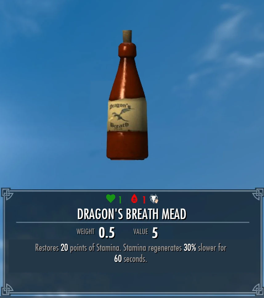 Dragon's Breath Mead Legacy of the Dragonborn Fandom