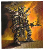 Concept art of a Soul Reaver-era vampire hunter.